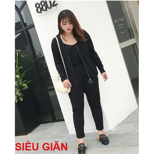 quần baggy bigsize form quần tây siêu co giãn 40-100kg | WebRaoVat - webraovat.net.vn