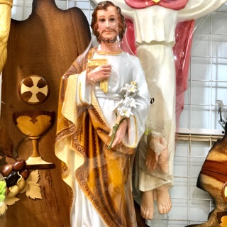 TƯỢNG THÁNH GIUSE THỢ COMPOSITE CAO 60cm