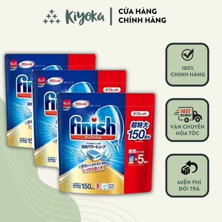 [NỘI ĐỊA NHẬT] Viên Rửa Bát FINISH Muse Nội Địa Nhật Bản - 150 viên