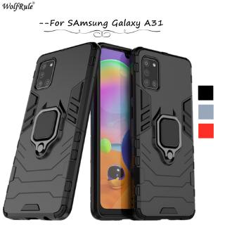 Ốp điện thoại cứng chống sốc có đế nhẫn cho Samsung Galaxy A31
