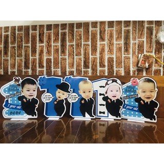 Cây số tuổi kèm chibi bé