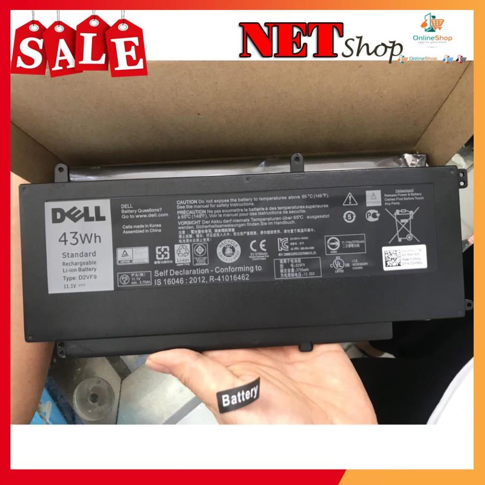 💖 Pin Laptop Dell Inspiron 15 7547 7548 Vostro 14 5459 3705 D2VF9 Battery