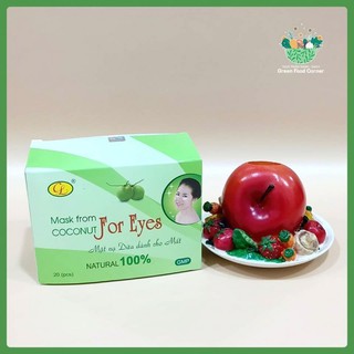 Hộp 20 Miếng Mặt Nạ Dừa Dành Cho Mắt🍀Cửu Long☘️Mặt Nạ Mi Mắt Thiên Nhiên