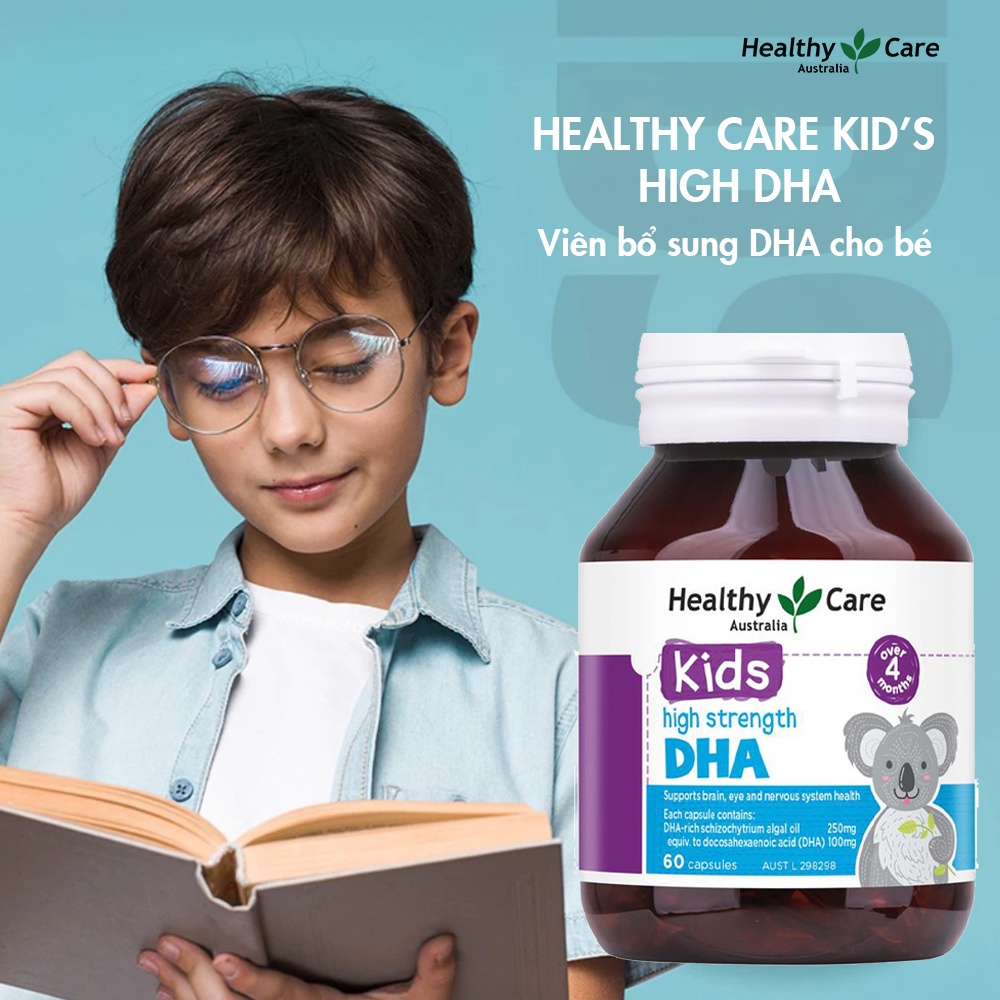 DHA Healthy Care cho bé 60 viên – Bổ sung DHA giúp bé sáng mắt, thông minh