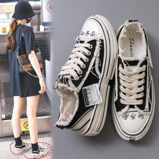 Giày rách nữ hàng QC (sẵn ,37, Hàng oder 7-10 ngày