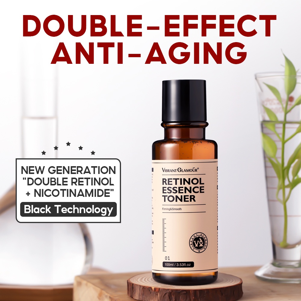 Toner VIBRANT GLAMOUR chứa tinh chất retinol chống lão hóa và nếp nhăn làm săn chắc da 100ml | BigBuy360 - bigbuy360.vn