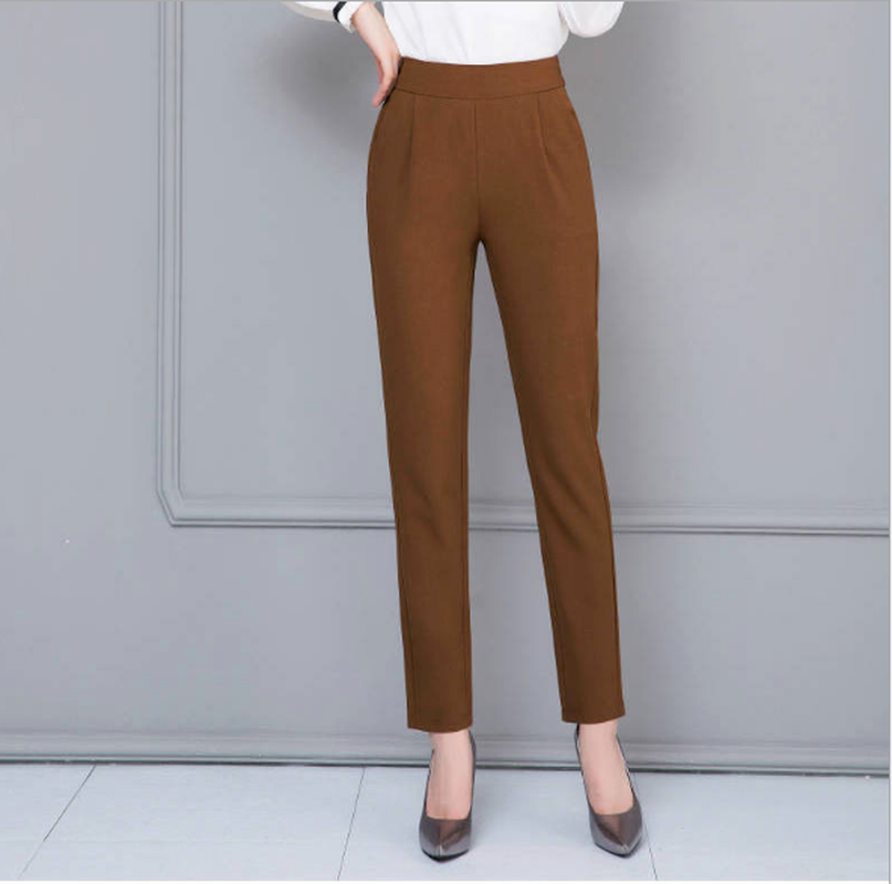 Quần Dài Mỏng Lưng Cao Co Giãn Tốt Thời Trang Xuân Hè Cho Nữ | BigBuy360 - bigbuy360.vn