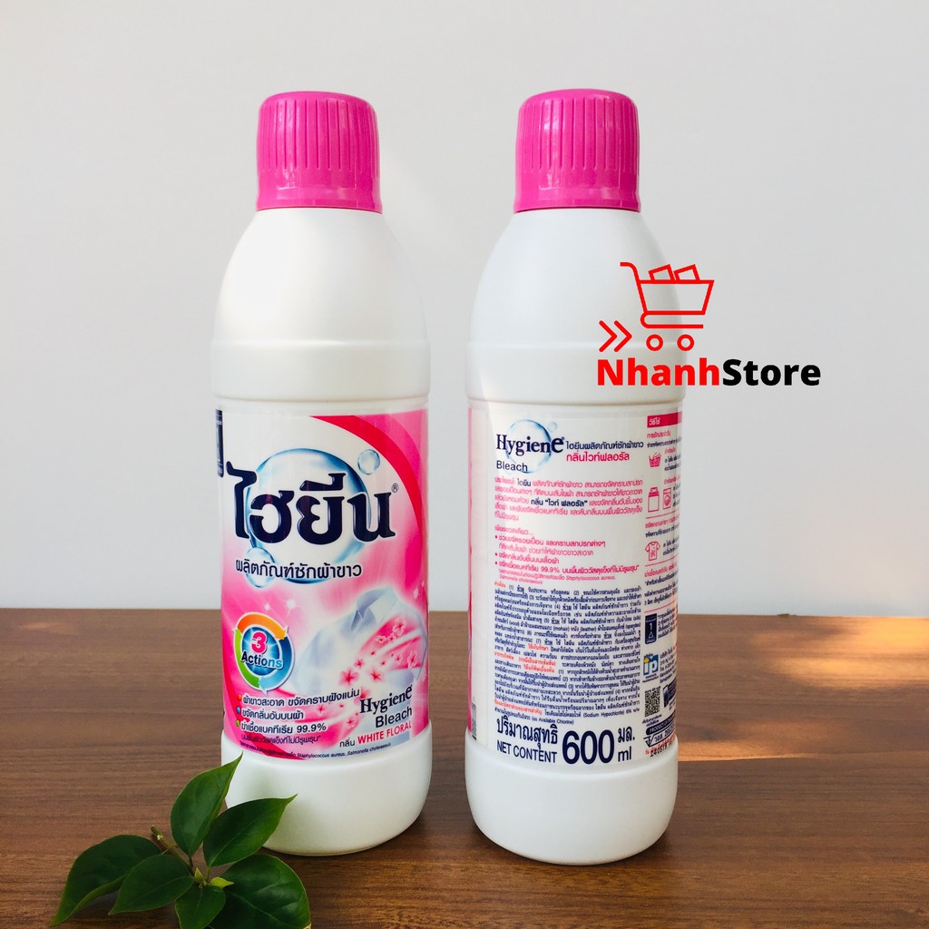 Nước tẩy quần áo trắng 250ml Hygiene Thái Lan