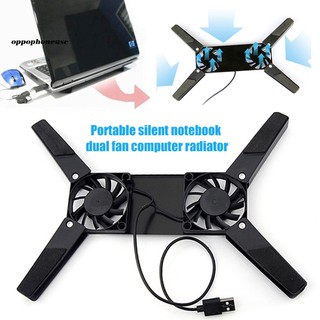 Quạt tản nhiệt kép kích thước nhỏ gọn tiện lợi cho máy tính xách tay OPHE