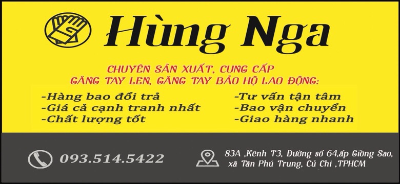 Bao tay vải bảo hộ lao động loại dày dặn màu xám đen 60g (2.800/đôi)