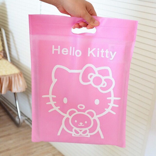 Túi vải không dệt Hello Kitty