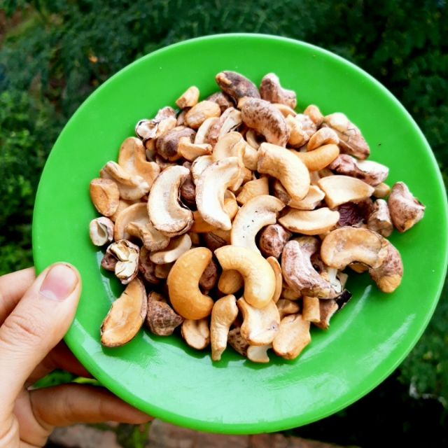 500g Hạt điều rang muối vỡ Bình Phước có vỏ