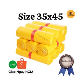 Túi gói hàng hl chất lượng cao cấp size 35x45 màu vàng TUIGOIHANGHL