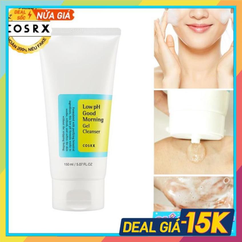 sữa rửa mặt cosrx low ph good morning gel cleanser -  dạng gel Hàn Quốc NEW | BigBuy360 - bigbuy360.vn