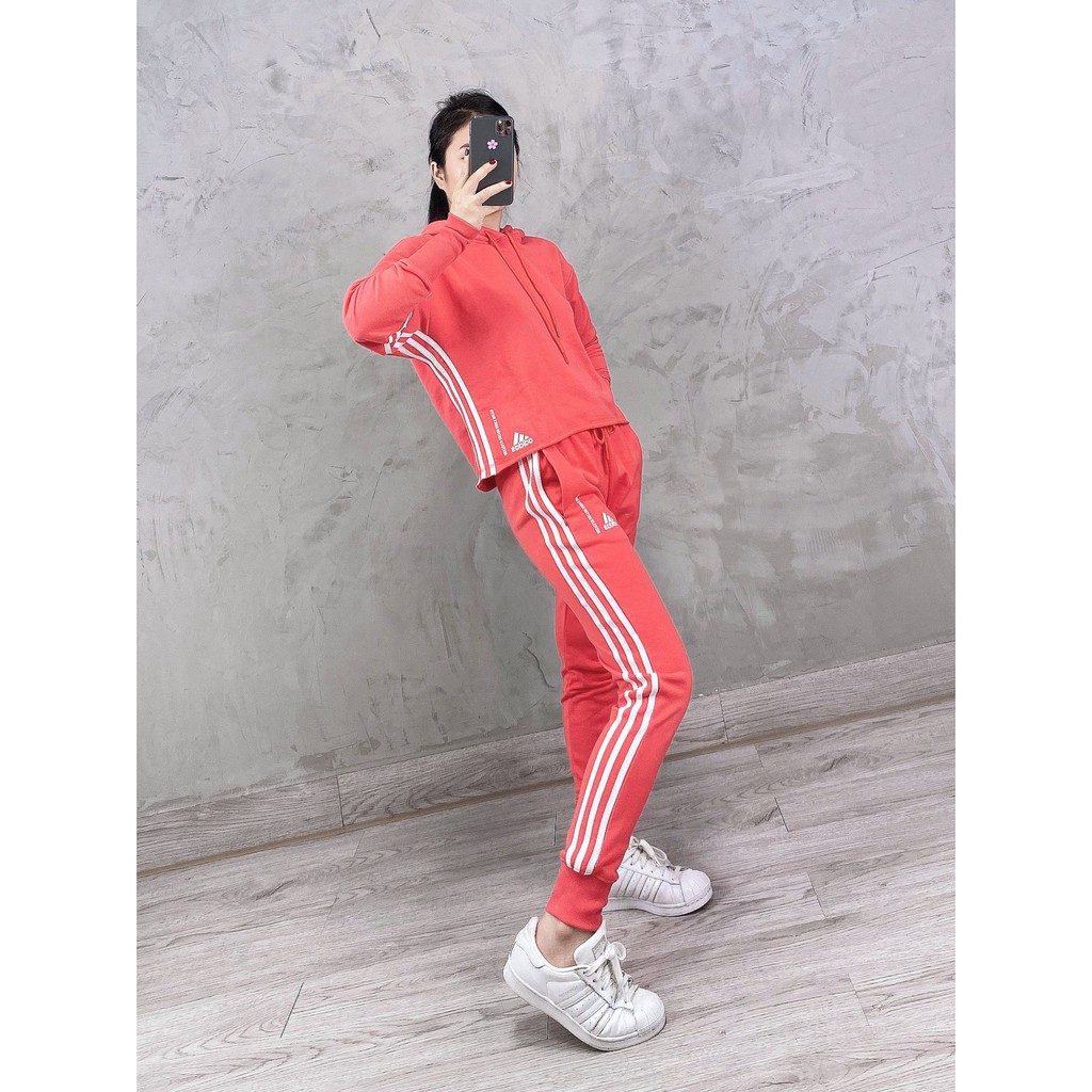 (HÀNG XUẤT XỊN) Quần Jogger das hồng 1771 JOGGER CORE PINK RECYCLE COTTON Made in Cambodia full tag code  SIZE S M L