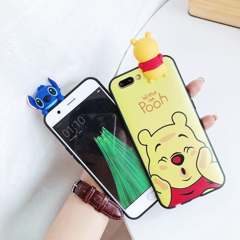 Ốp điện thoại kiểu dáng hoạt hình dễ thương đáng yêu cho OPPO A37 A39 A57 A83 F3 Plus F1S F5