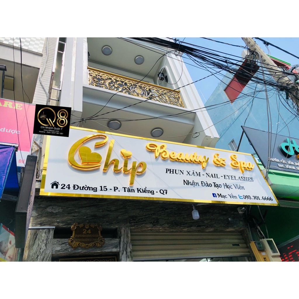 Bảng hiệu quảng cáo - bảng hiệu tiệm - bảng hiệu theo kích thước và yêu cầu