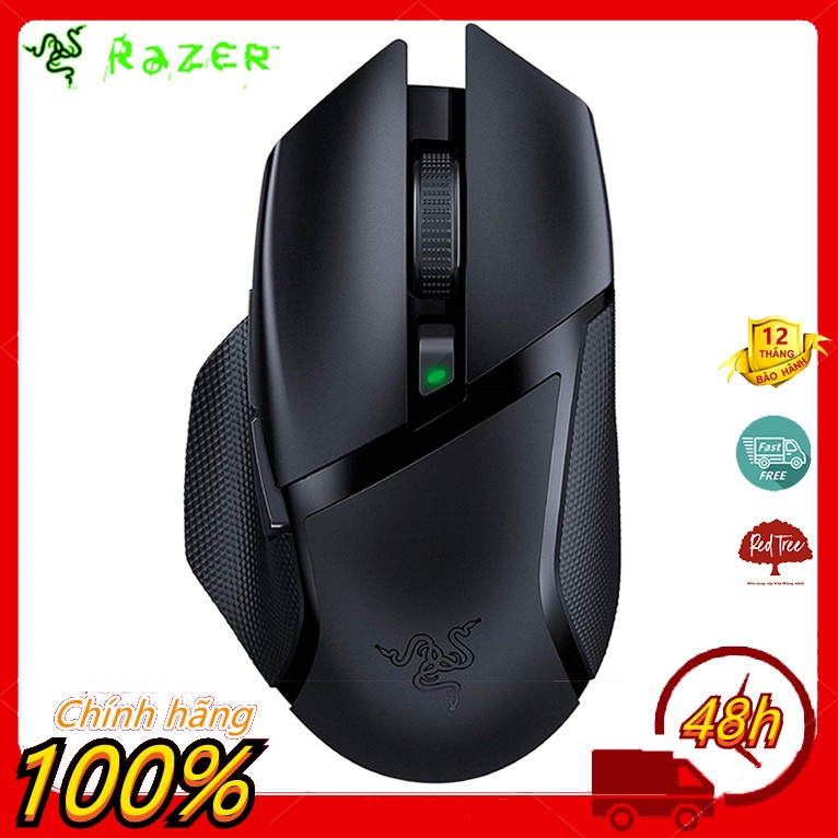 Chuột Chơi Game Không Dây Razer Basilisk X Kết Nối Bluetooth Chuyên Nghiệp- 100% hàng mới chính hãng