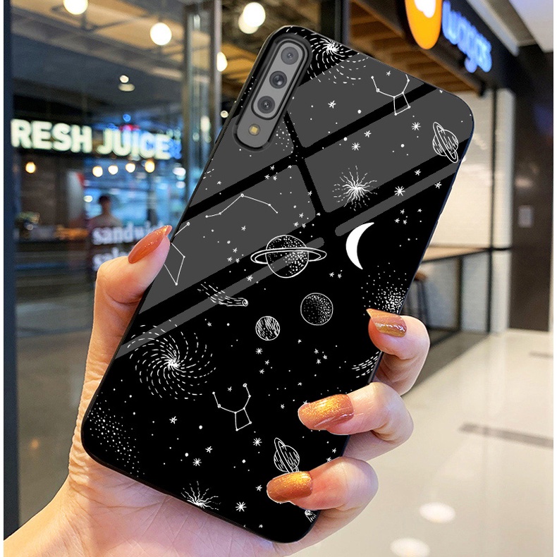 Ốp Lưng HUAWEI Y9S Ốp kính bóng cao cấp Phi Hành Gia