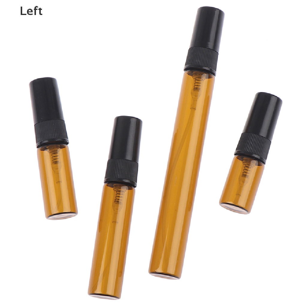 1 Chai Rỗng Dạng Xịt Thủy Tinh Màu Hổ Phách / Hổ Phách Có Thể Đổ Đầy