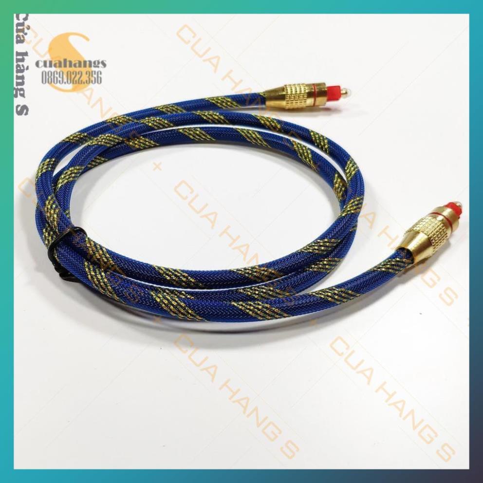 Dây cáp âm thanh quang Optical audio bọc sợi chất lượng cao - Toslink nhiều màu