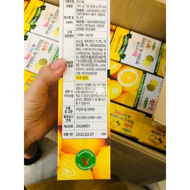 Kẹo Ngậm vitamin C Hàn Quốc | Thế Giới Skin Care