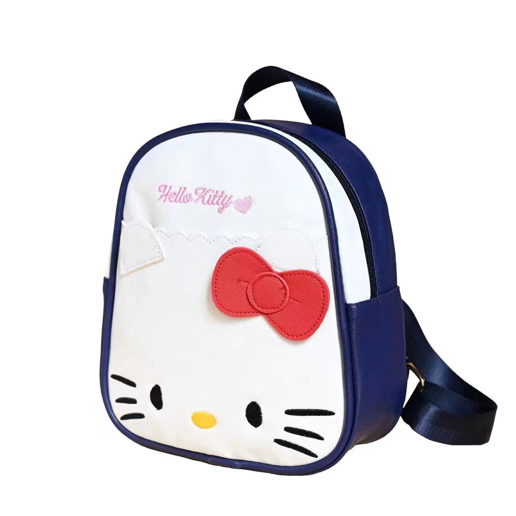 Balo Đi Học Chống Thấm Nước Họa Tiết Sanrio Hello Kitty Cinnamon mymelody Kuromi Dễ Thương Cho Bé