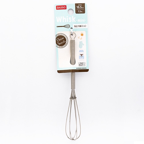 Daiso Cây đánh trứng mini 18.5cm