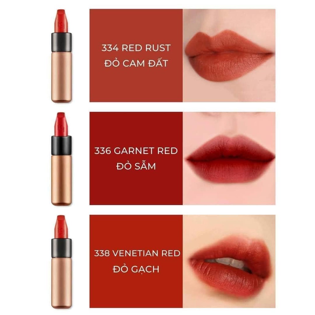 Son moi - Bộ son môi bao gồm 3 son môi mờ, có nhiều sắc thái - Velvet Passion Lipstick Kit- hàng sẳn