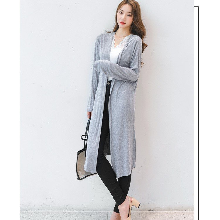 Áo khoác cardigan nữ, áo khoác cardigan nữ dáng dài form rộng Ak37