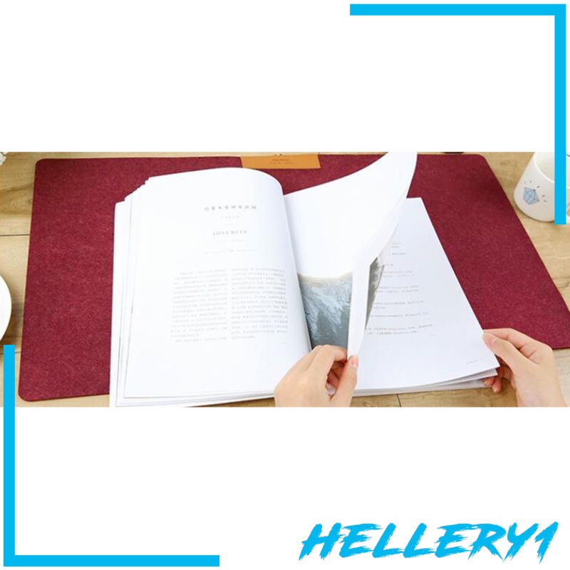 Tấm Lót Chuột Và Bàn Phím Mềm Màu Đen Dành Cho Văn Phòng / Nhà Cửa [Hellery1] [Hellery1]