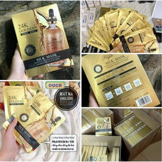 Hộp 10 Mặt nạ Vàng lụa siik 24k Q2