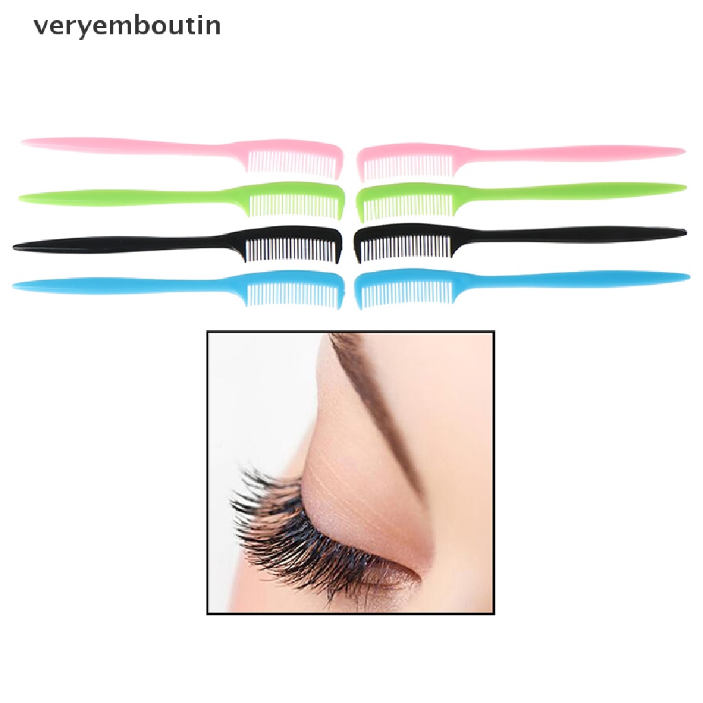 [Hàng mới về] Set 5 lược chải lông mi / lông mày bằng nhựa tiện dụng