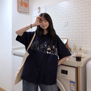 [ Order TaoBao] Áo Sơ Mi Tay Ngắn Gấu Dễ Thương