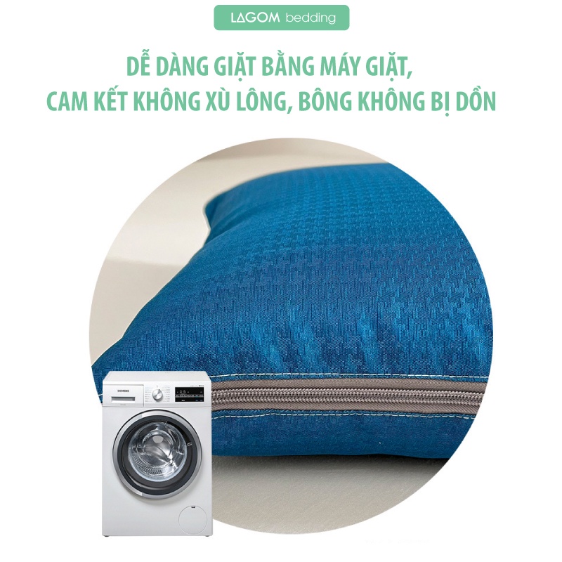 Chăn Gối Văn Phòng 2 Trong 1 Gấp Gọn, Cotton Hợp 4 Mùa Xuân, Hè, Thu, Đông