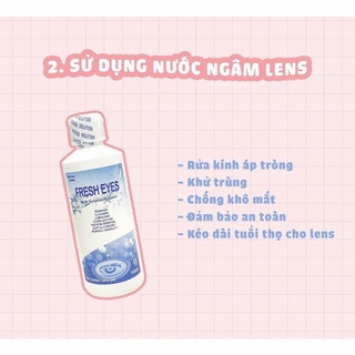 Nước Ngâm Lens Fresheye (January Lens) dành cho mắt nhạy cảm 150ml
