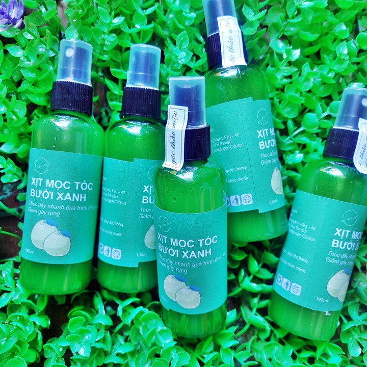 Xịt tinh dầu Bưởi Xanh hổ trợ mọc tóc giảm rụng -làm dày tóc 🍀 Sieuthitumo 🍀