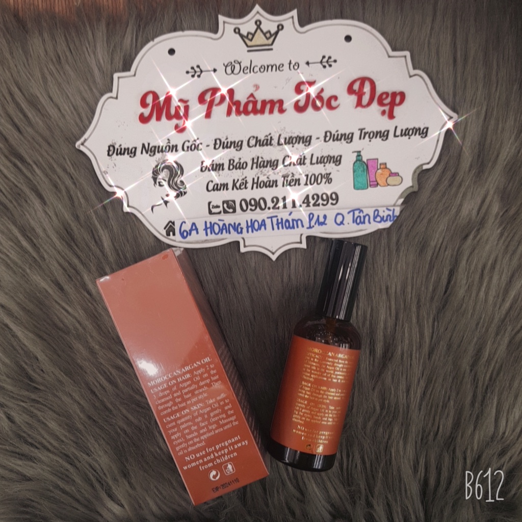Tinh dầu dành cho tóc hư tổn Moroccan argan oil