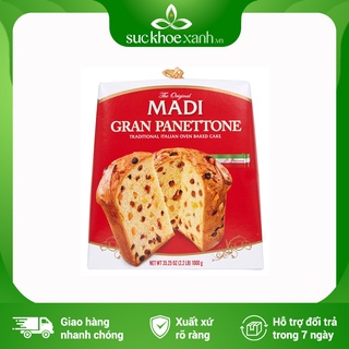 Bánh mì Ý MADI Gran Panettone - 1kg/túi - Hàng chính hãng