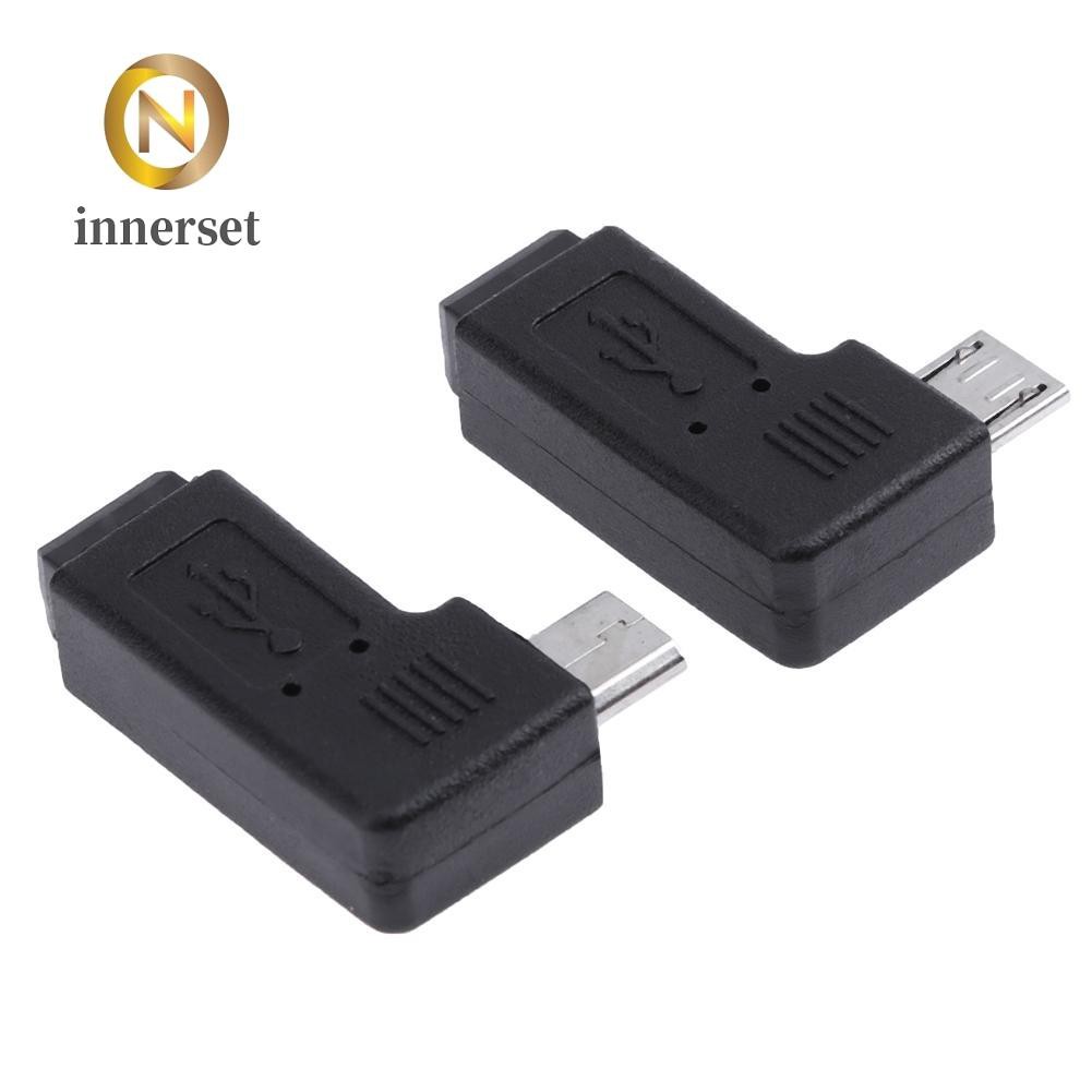 Bộ 2 Đầu Chuyển Đổi 90 Độ Mini Usb Female Sang Micro Usb Male