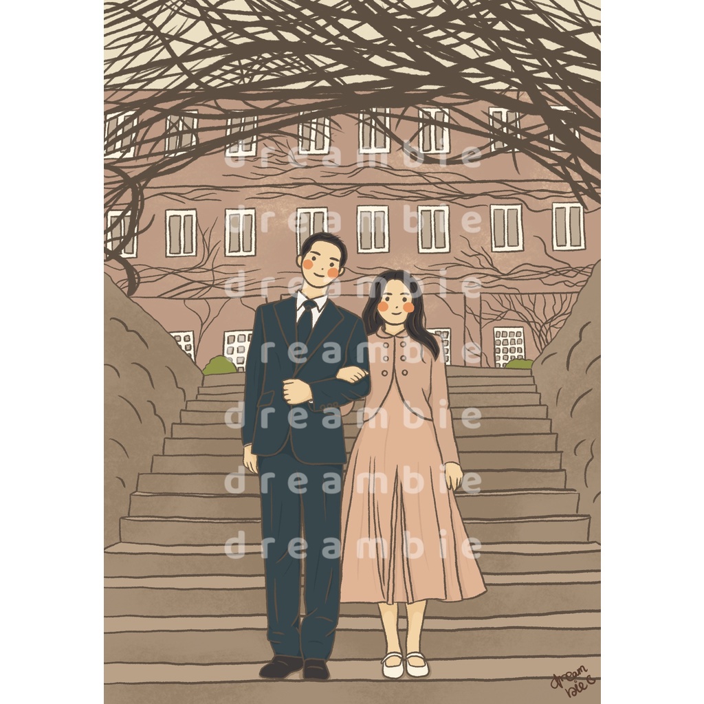 dreambie | Hoa tuyết điểm fanmade postcard/ artprint decor