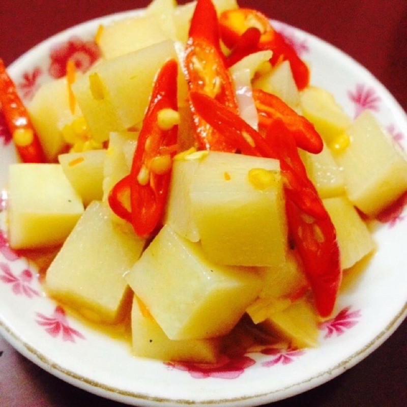 Măng dầm chua cay hũ 1 kg (Bao ngon) | BigBuy360 - bigbuy360.vn