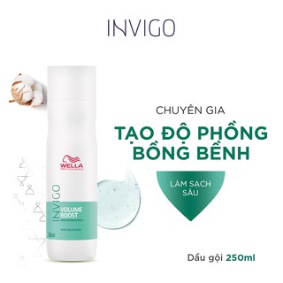 Dầu Gội Wella Invigo Làm Sạch Sâu, Tạo Độ Phồng Cho Mái Tóc Chắc Khoẻ Volume Boost Bodfying Shampoo