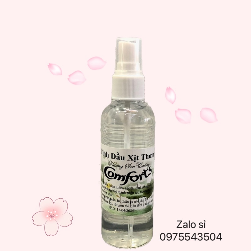 Xịt Thơm Quần Áo Hương Sen Trắng (100ml)