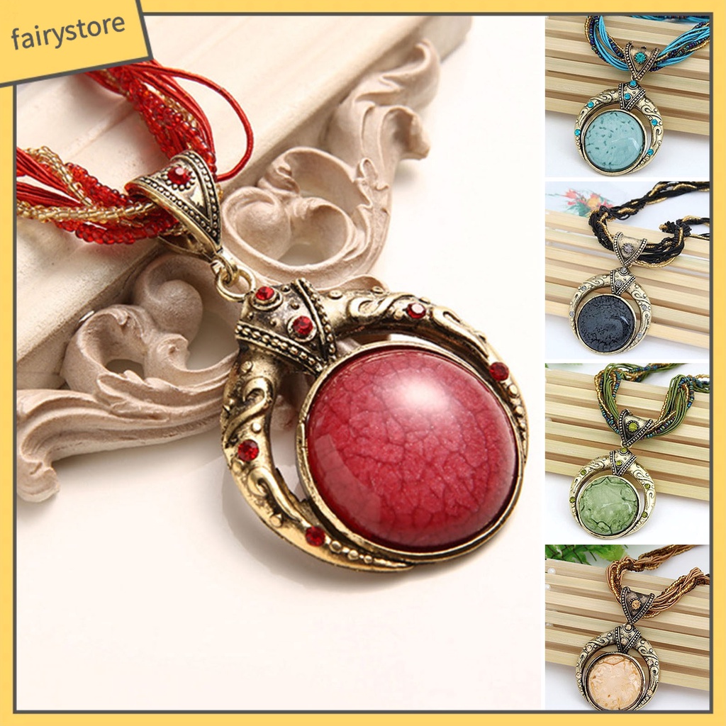 Vòng cổ Phong Cách Dân Tộc Cổ Điển Thân Thiện Với Môi Trường