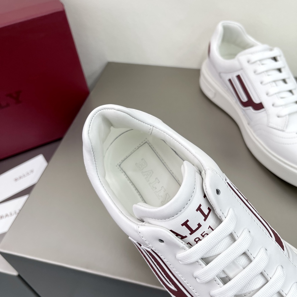 Giày thể thao da thật thời trang nam cao cấp Bally sành điệu, thanh lịch và năng động