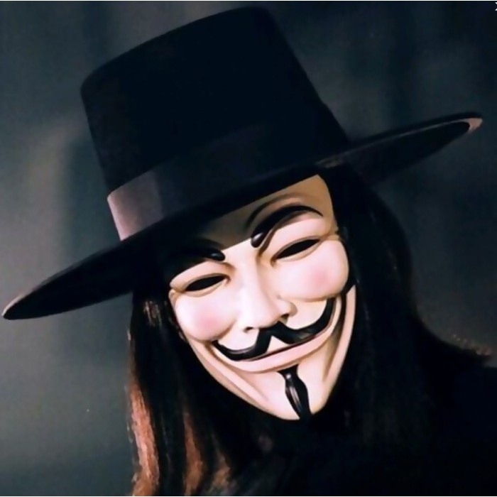 Combo 100 Mặt nạ Hacker Anonymous - Mặt nạ hóa trang Halloween dành cho nam và nữ