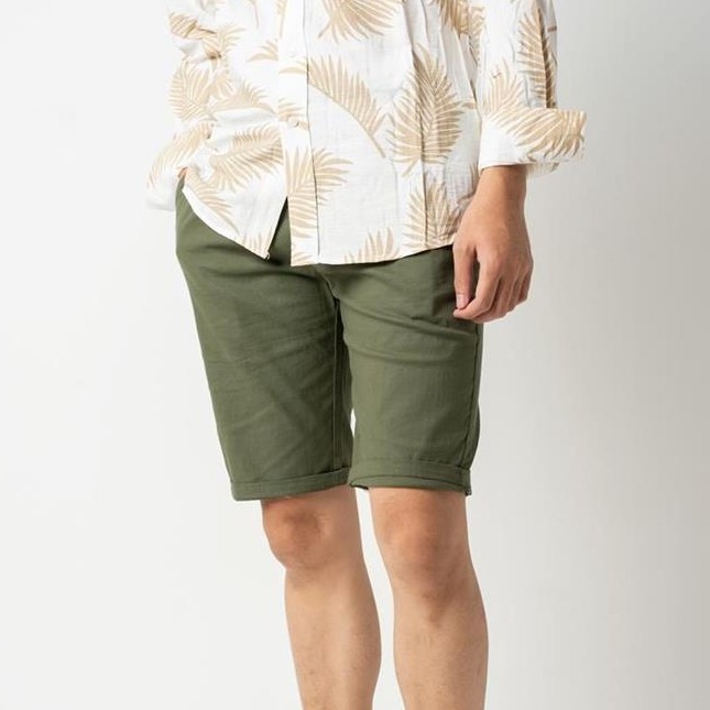 Quần sooc vải nam 360 BOUTIQUE trơn và kẻ vuông - SOOC69 | BigBuy360 - bigbuy360.vn