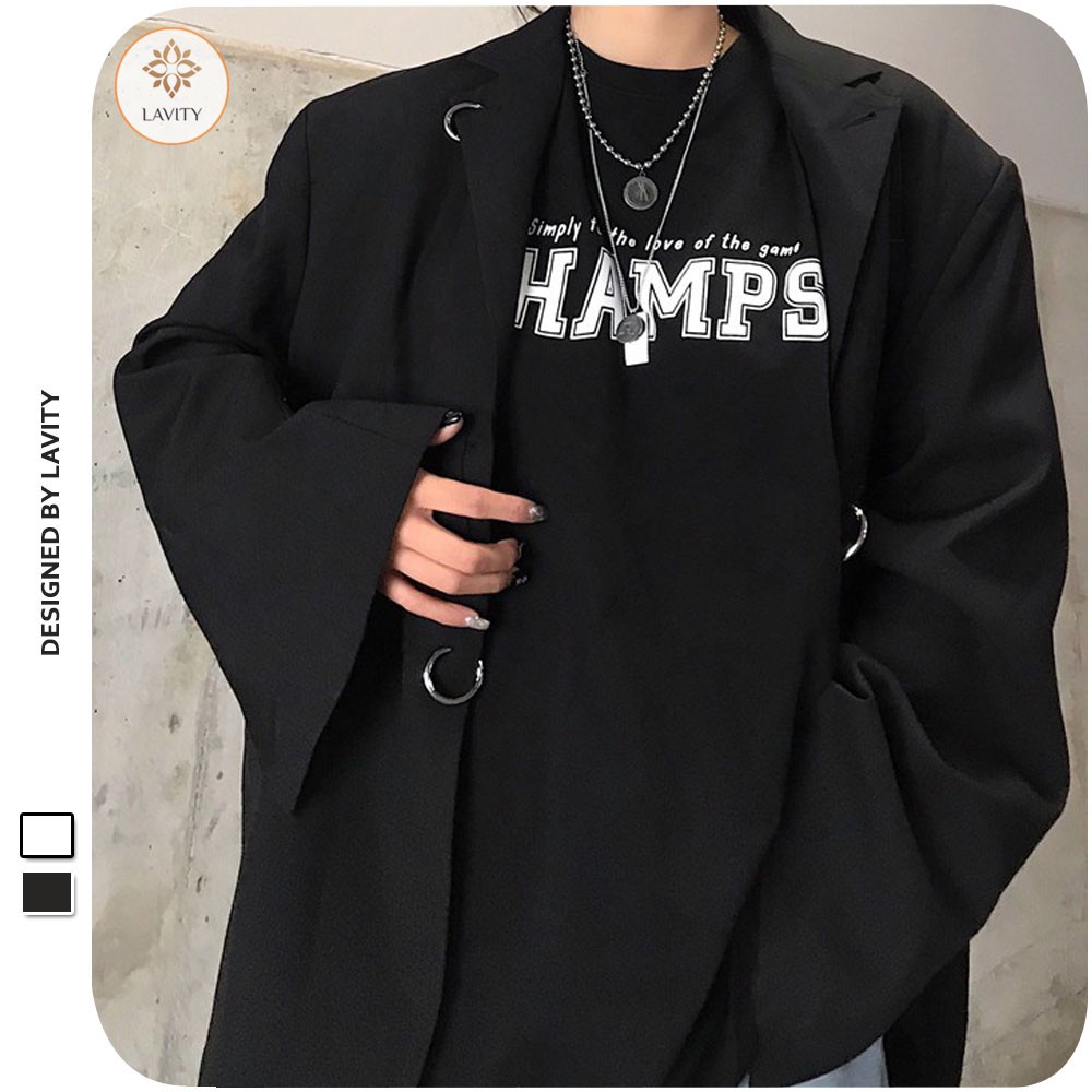 [Mã LAVIX3 giảm 25% đơn tối thiểu 50k] Áo thun nam nữ form rộng tay lỡ chữ Champs Lavity, áo thun nam nữ unisex ATR63 | BigBuy360 - bigbuy360.vn