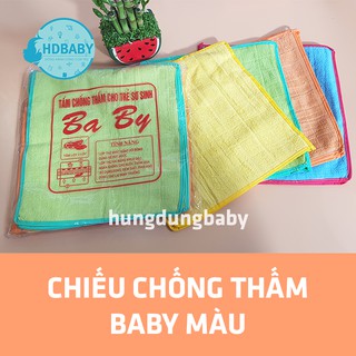 CHIẾU CHỐNG THẤM BABY Ô MÀU ( 10 cái 1 túi )